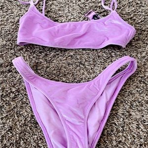TRIANGL purple swim suit medium
